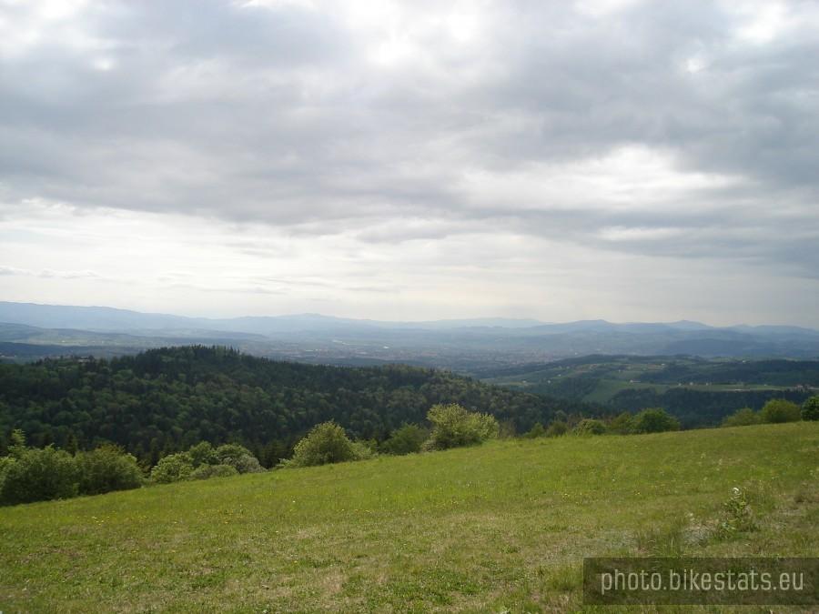 widok na Nowy Sącz