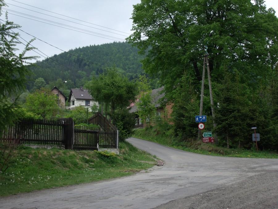 droga z Wielkiej Puszczy do Targanic
