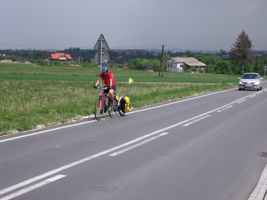 Kosma100 na podjeździe w Roczynach
