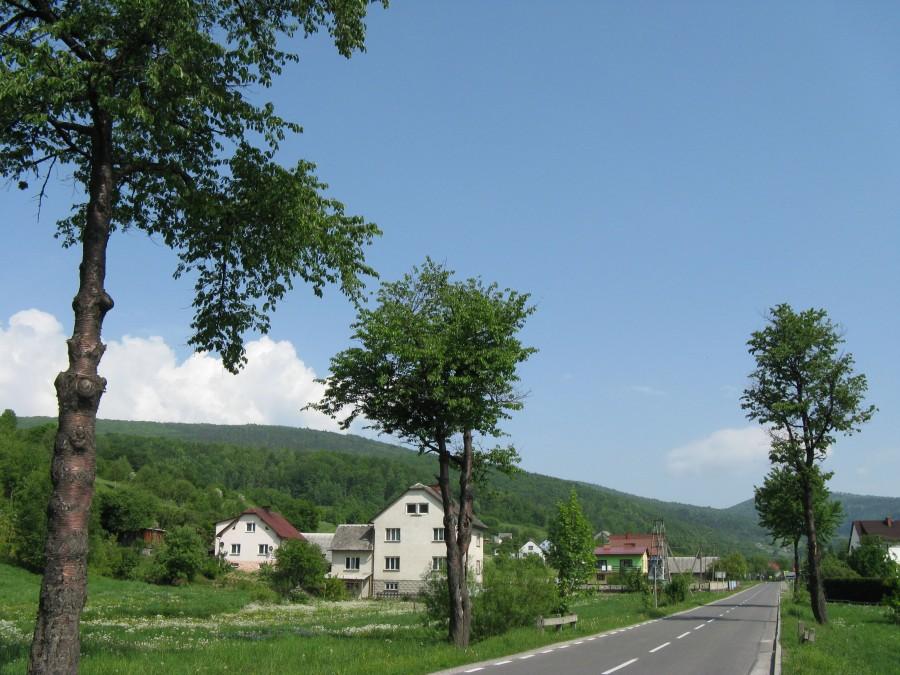 W drodze na przełęcz Kocierską