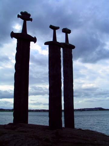 Trzy miecze, Hafrsfjorden