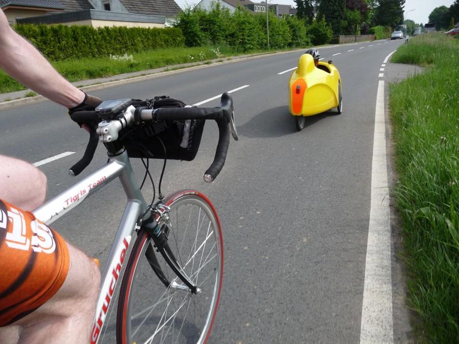 RTF Burscheid - trójkołowiec na trasie