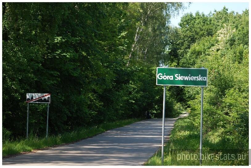 Góra Siewierska - No i zaczynam ostry podjazd nagroda widoki nieziemskie:)