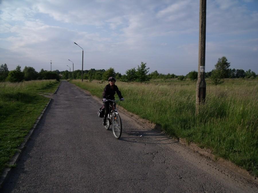 czerwony szlak rowerowy