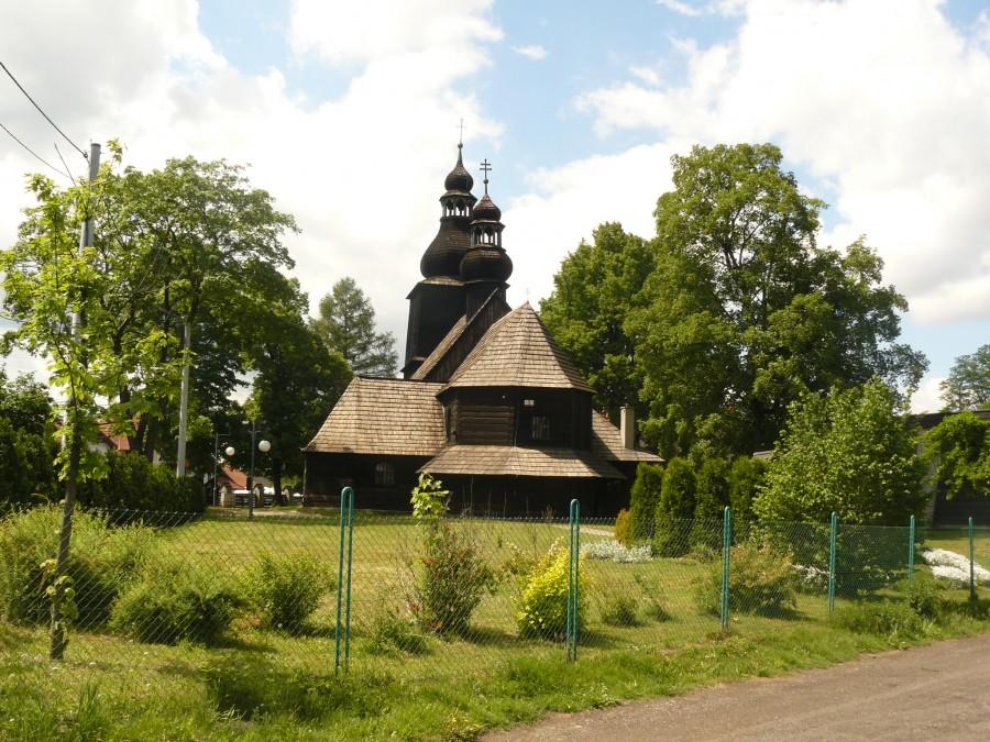 Drewniany kościół św. Mikołaja w Borowej Wsi.