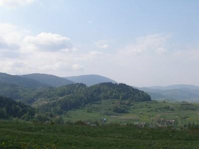 Widok w kierunku Skrzycznego z Matyski