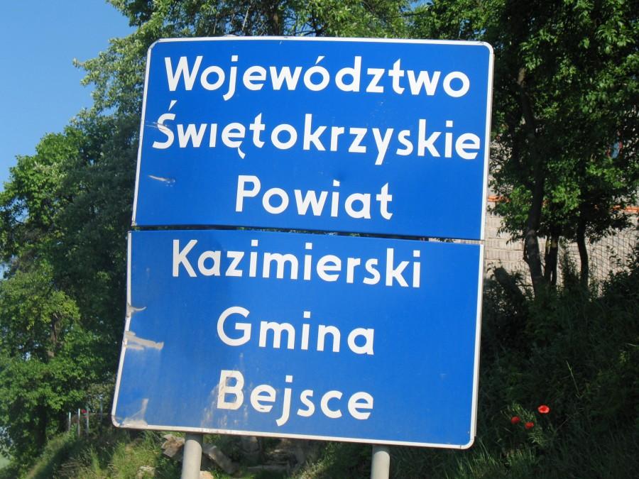 Po raz pierwszy w woj. swietokrzyskim na rowerze;)