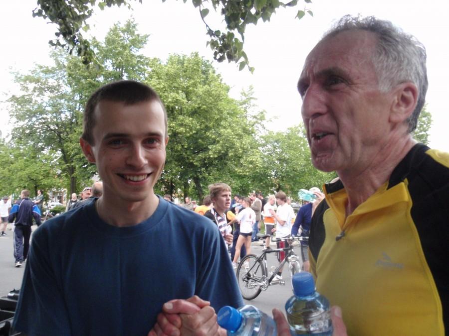 Biegacz i rowerzysta, albo rowerzysta i biegacz?