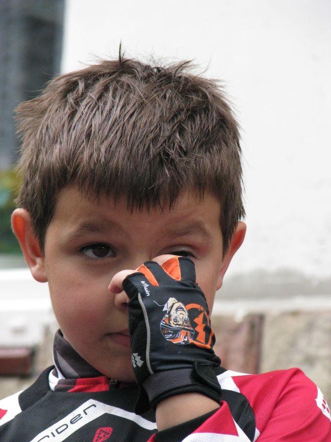 Zmęczony po BikeOriencie 2009