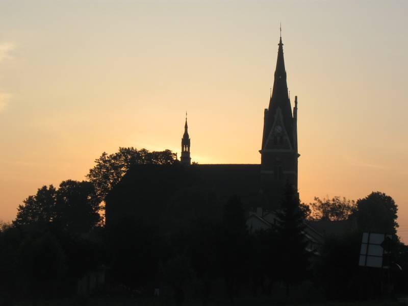 Wschód słońca- Słocina.