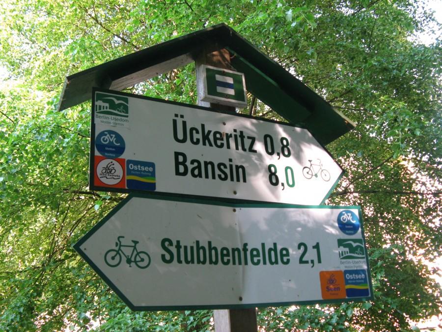 Oznakowanie Trasy rowerowej "Ostsee"