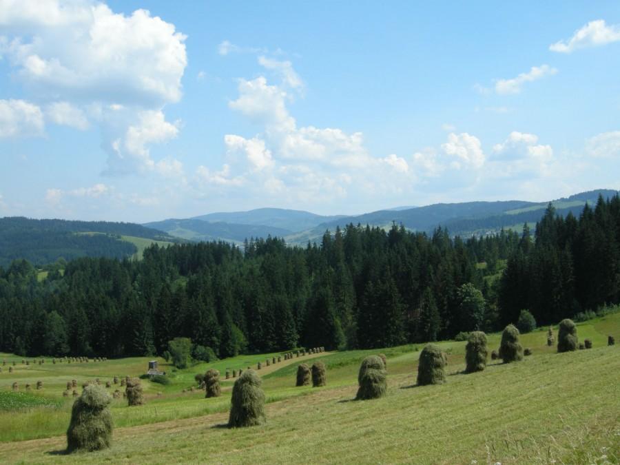Widok z Trzycatka - Słowacja
