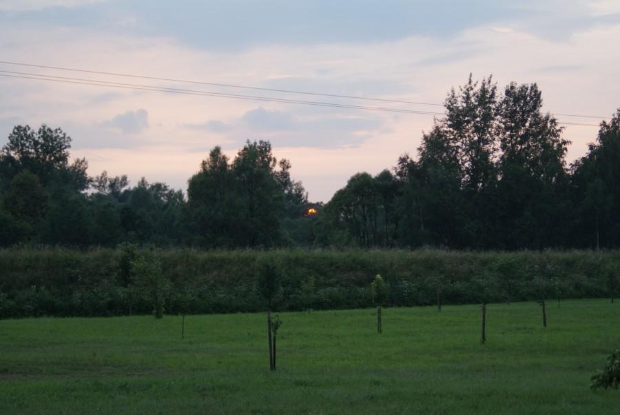 Zachód słońca w Kętach