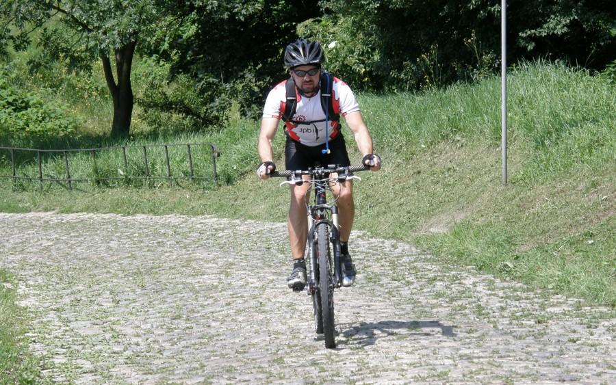 JPbike na sandomierskim mini uphillu