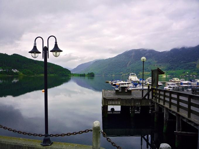 Etne, widok na Ølensfjorden