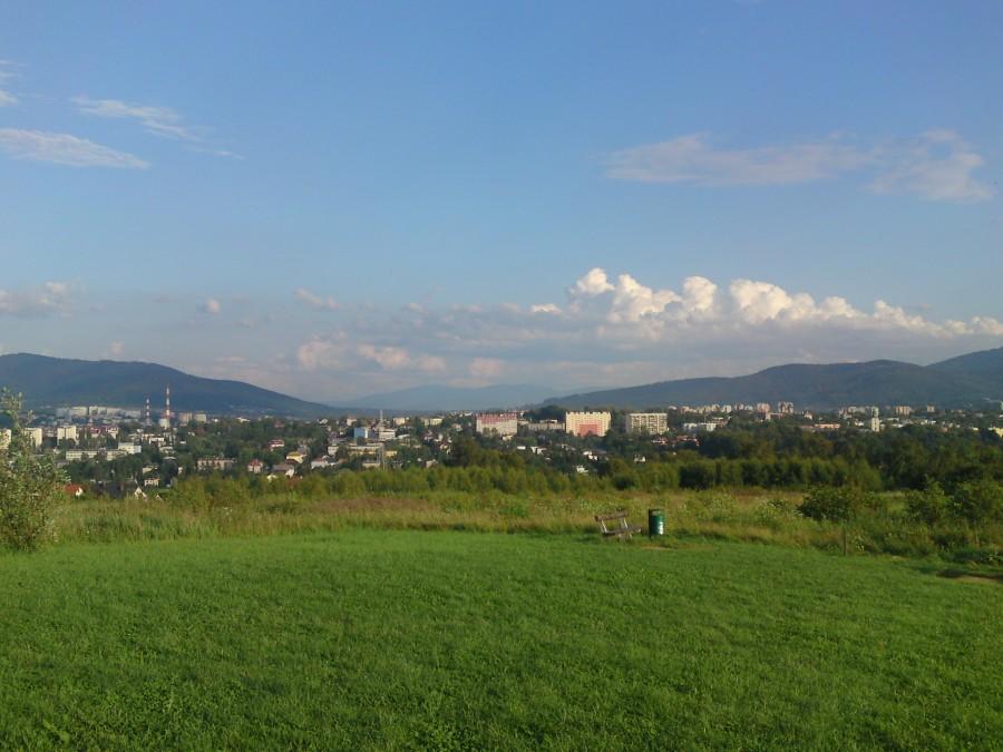Panorama Bielskaz Trzech Lipek