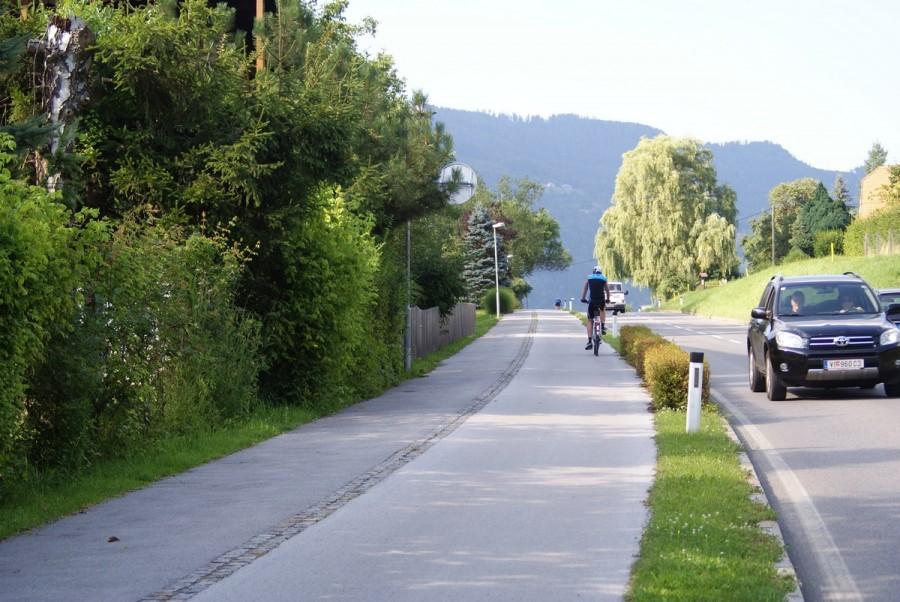 Ścieżka rowerowa na Ossiach