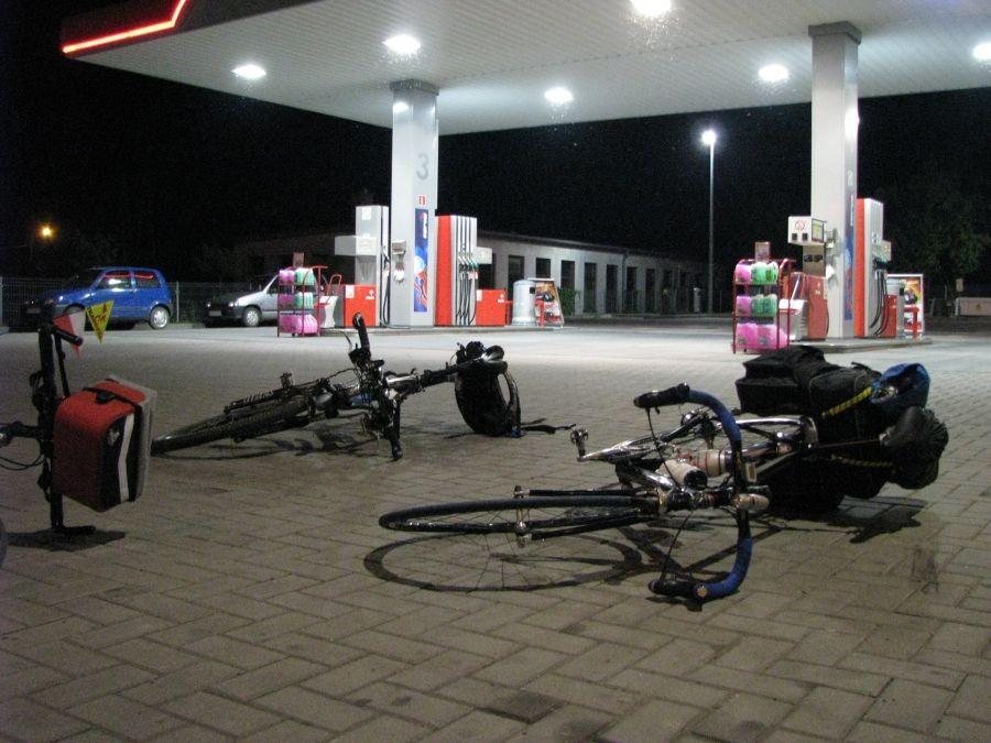 Rowery też już padły...
