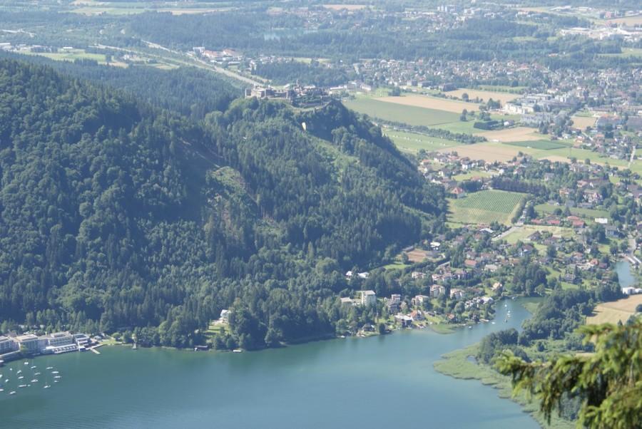 Burg Landskrone z lotu ptaka