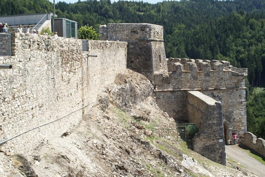 Burg Landskrone mury