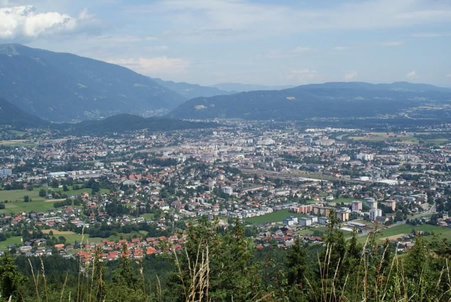Widok na Villach