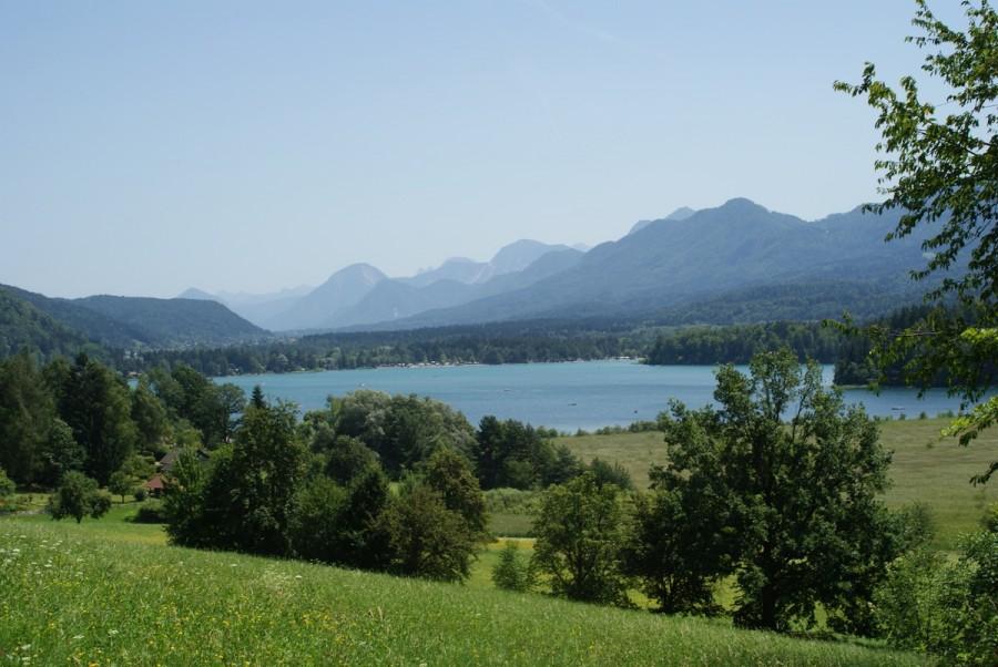 Widok na jeziorko