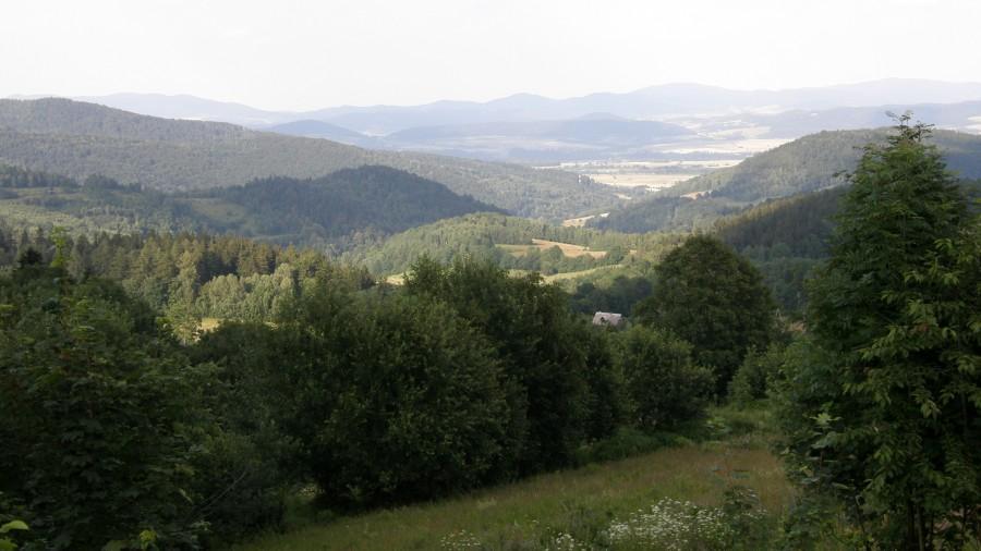 Widoczek z Przełęczy Spalonej