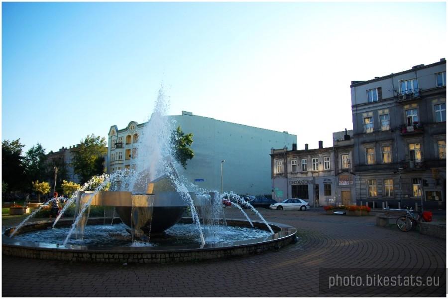 Sosnowiec - Fontanna na placu Ćwierka
