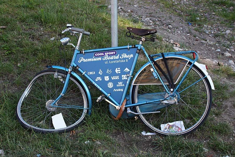 Blue bike