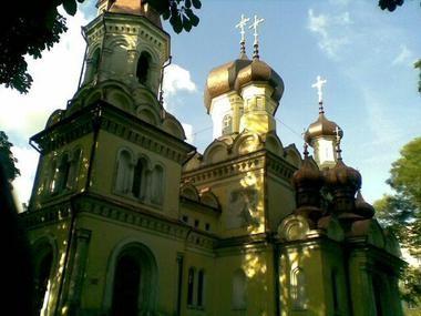 Hrubieszów - cerkiew z trzynastoma kopułami.