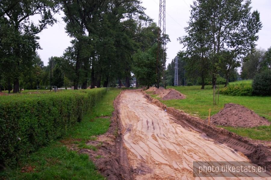 Ścieżka rowerowa - Park Środula