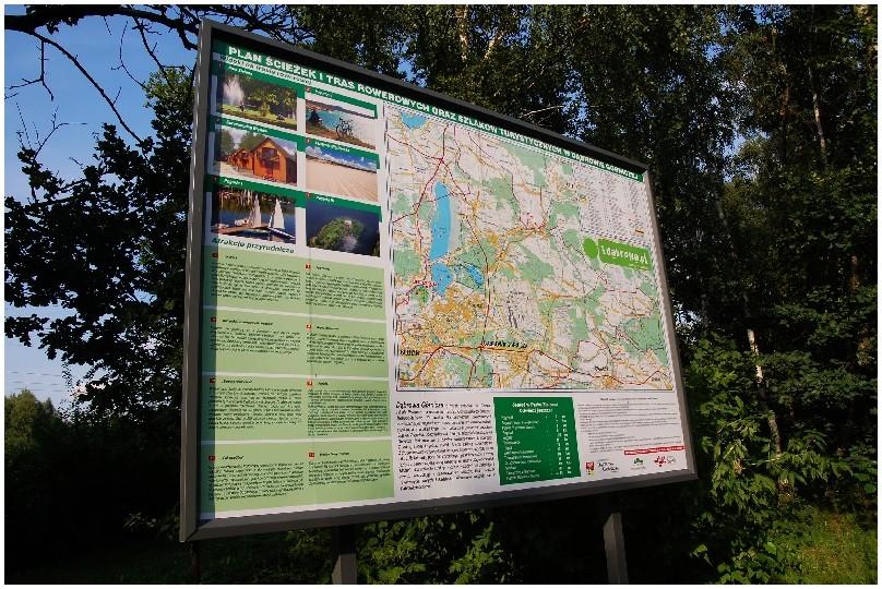 Nowe tablice informacyjne - ścieżek rowerowych w Dabrowie Górniczej