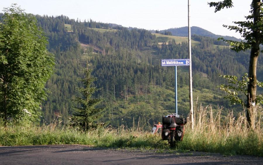 Na podjeździe w Malince