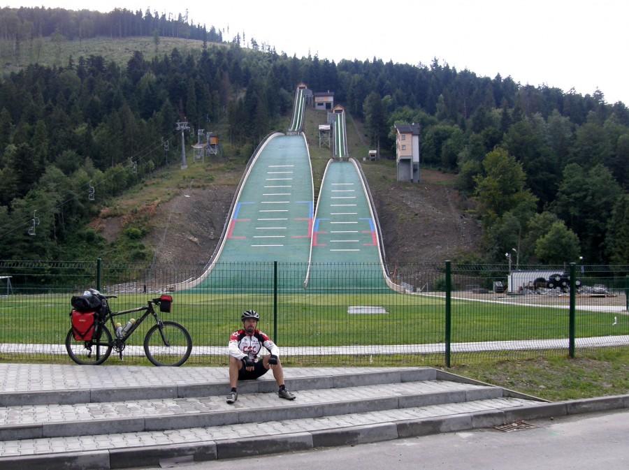 Przy skoczniach w Szczyrku