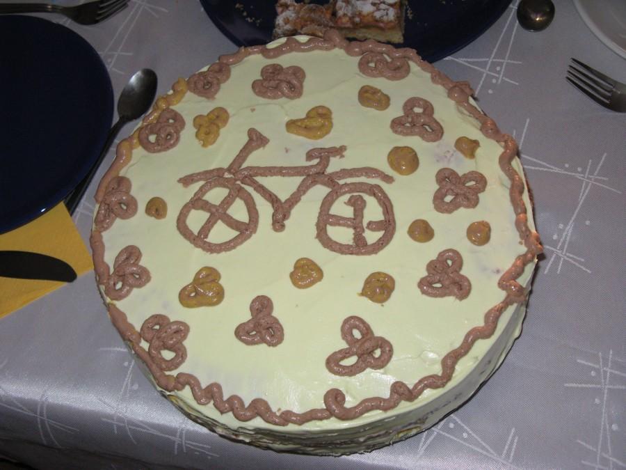 Rowerowy tort :)