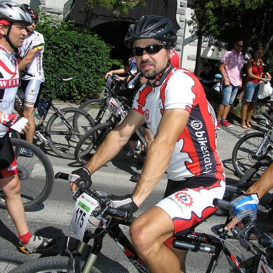 JPbike na starcie Uphillu na Śnieżkę