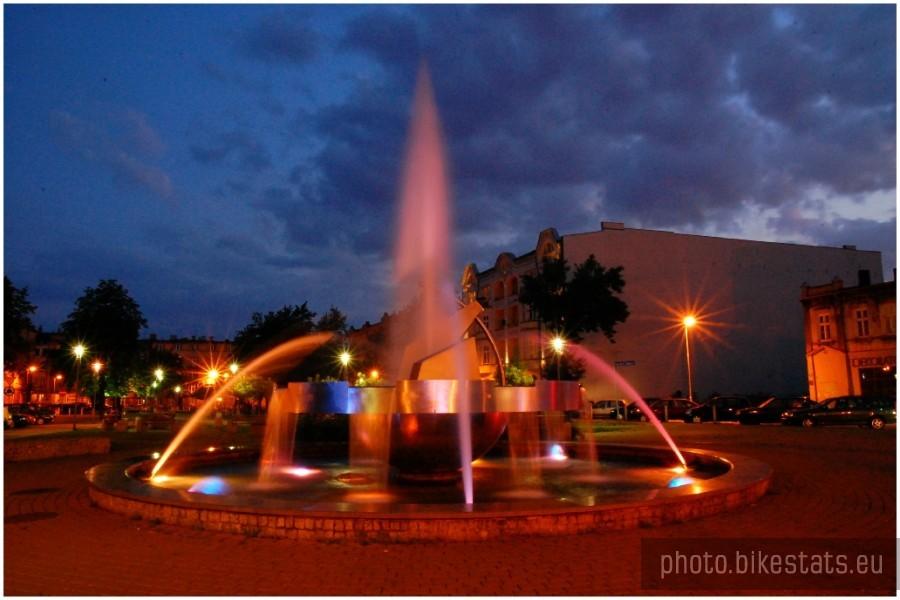 Sosnowiec - Fontanna na placu Ćwierka