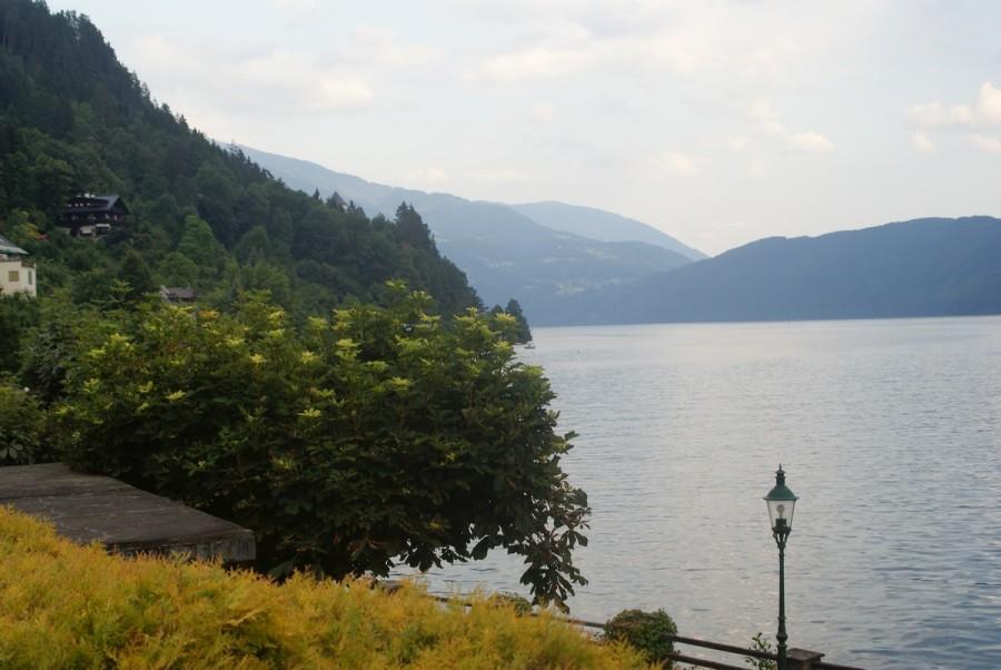 Widok na jeziorko