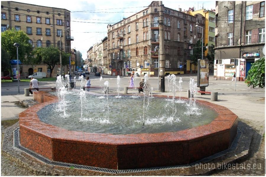 Bytom - Fontanna pl.Sikorskiego