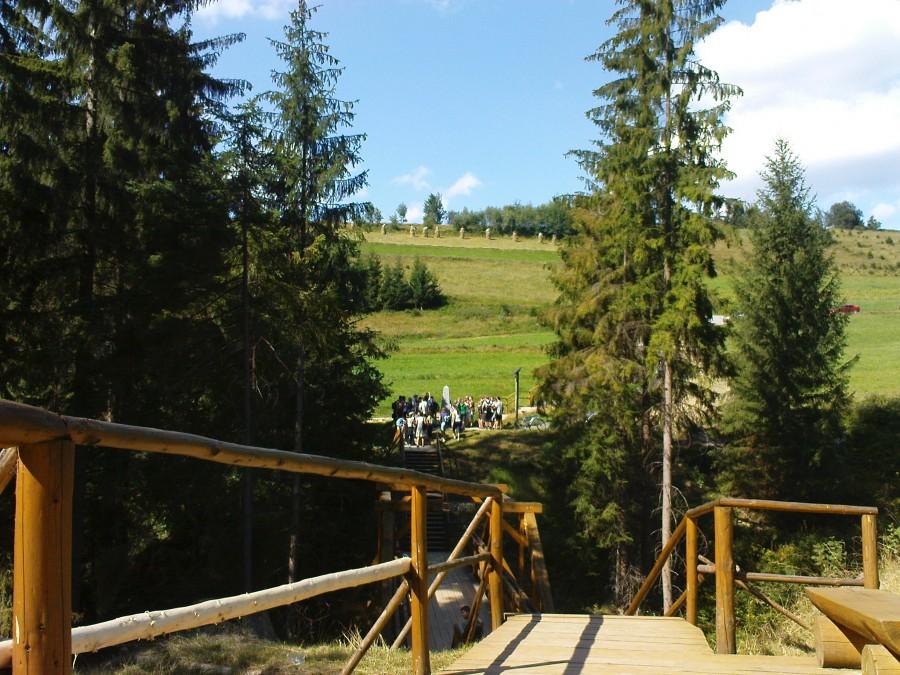 Widok ze Słowacji na Czechy i Polskę