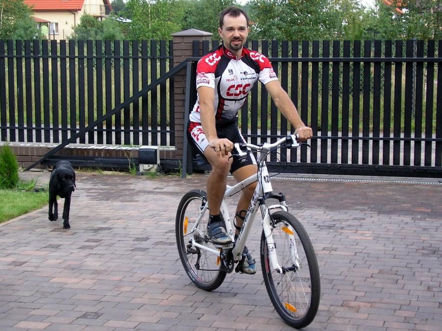 Biker na damskim rowerku :D