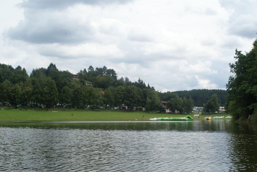 Widok na camping