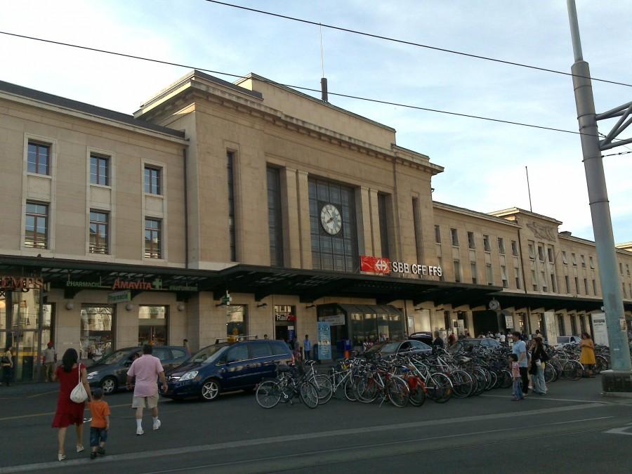 Train station in Geneva