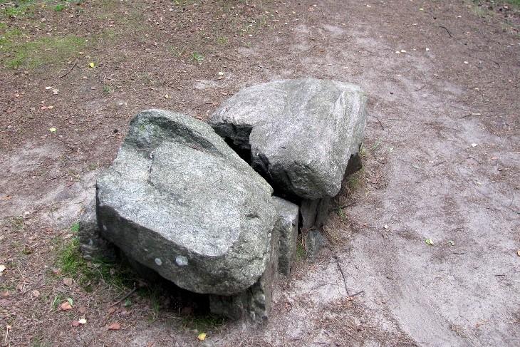 Grób skrzynkowy koło Leśna