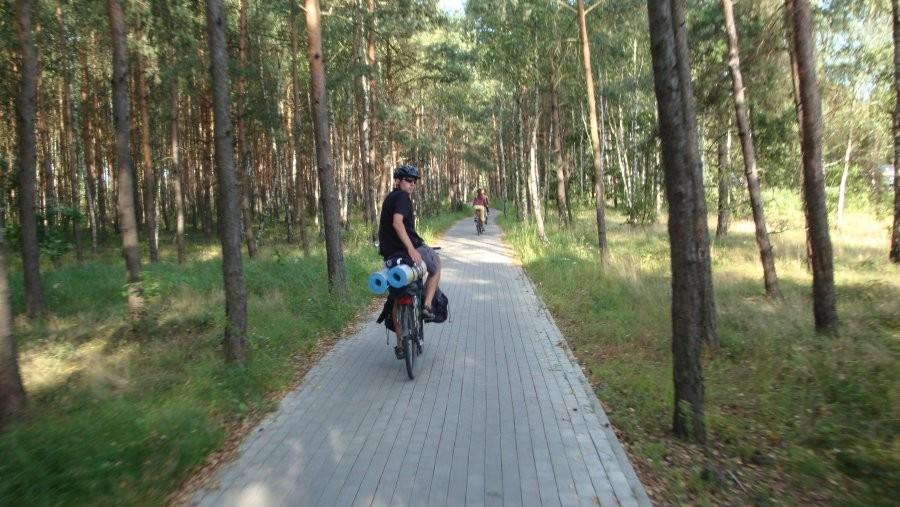 Ścieżka rowera z Tomaszowa M. do Spały