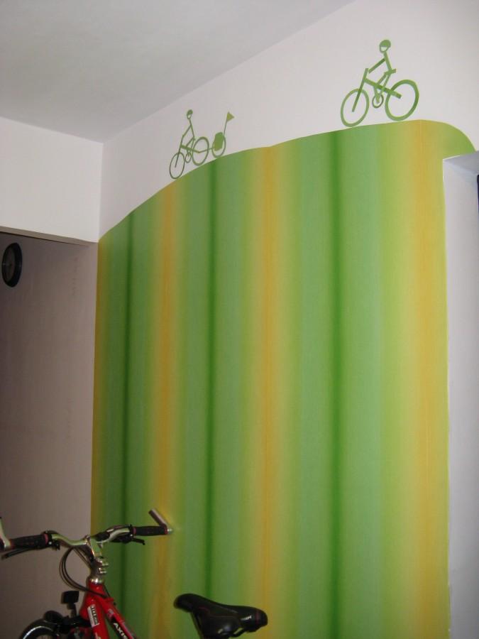Rowerowa ściana