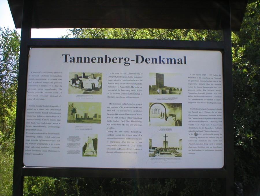 TANNENBERG(STĘBARK)-MAUZOLEUM von HINDENBURGA
