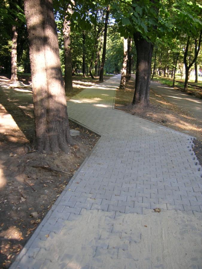 chodnik dla pieszych jako element drogi rowerowej