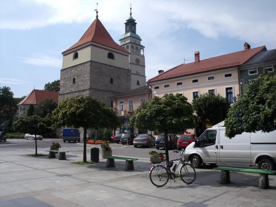 Na Rynku w Żywcu też pusto