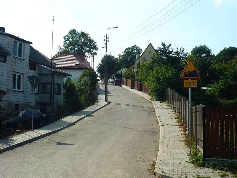 Podjazd w Różanie